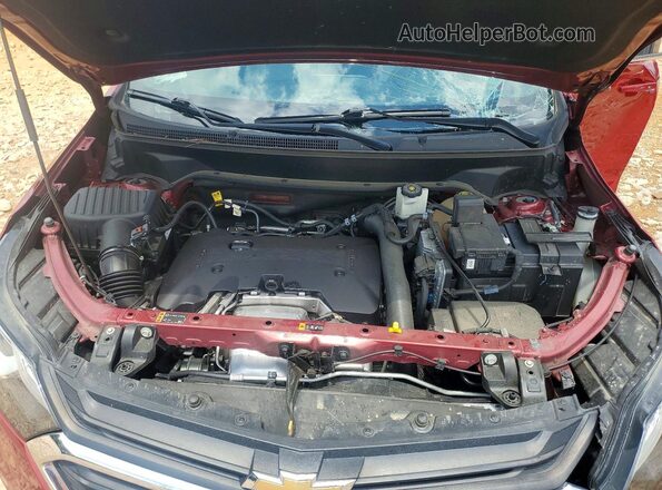 2GNAXLEX4K6181192 2019 CHEVROLET EQUINOX Red Vista del compartimento del motor