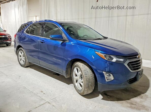 2GNAXLEX9K6104401 2019 CHEVROLET EQUINOX Blue წინა მარჯვენა