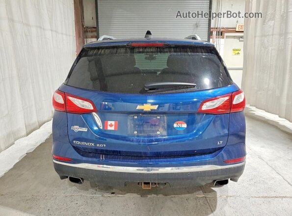 2GNAXLEX9K6104401 2019 CHEVROLET EQUINOX Blue უკანა ხედი