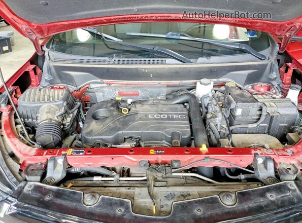 2GNAXMEV3N6142182 2022 CHEVROLET EQUINOX Red Vista del compartimento del motor