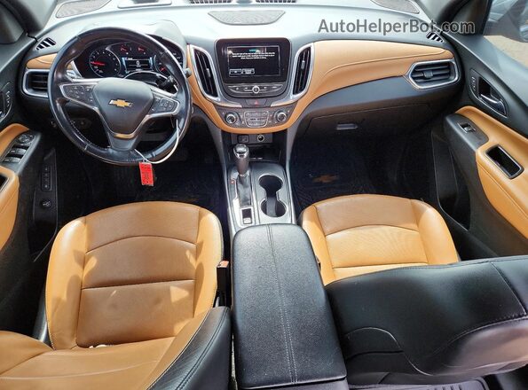 2GNAXMEV5J6243072 2018 CHEVROLET EQUINOX Black Dashboard view