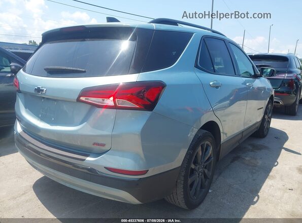 2GNAXMEV7N6137311 2022 CHEVROLET EQUINOX Turquoise უკანა მარჯვენა