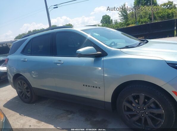 2GNAXMEV7N6137311 2022 CHEVROLET EQUINOX Turquoise ხელსაწყოთა პანელის ხედი