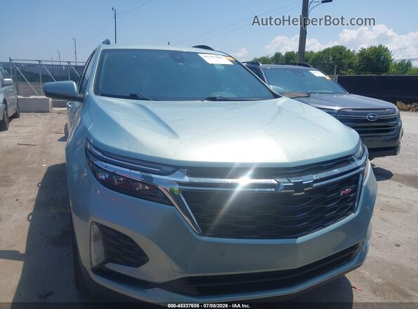 2GNAXMEV7N6137311 2022 CHEVROLET EQUINOX Turquoise წინა პანელის ხედი