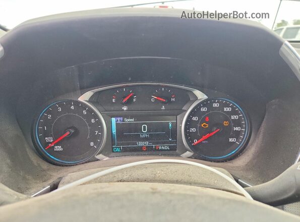 2GNAXMEVXJ6285558 2018 CHEVROLET EQUINOX White Widok zestawu wskaźników