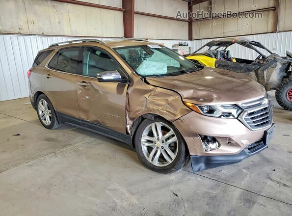 2GNAXNEX4J6160885 2018 CHEVROLET EQUINOX Gold Front right