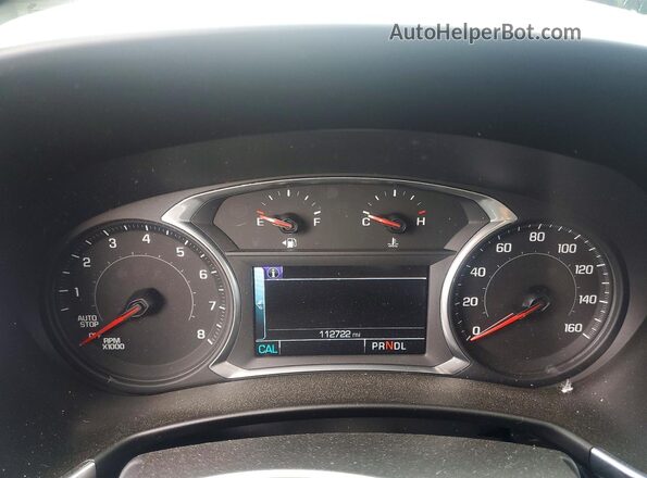 2GNAXNEX5J6157364 2018 CHEVROLET EQUINOX Белый Вид щитка приборов