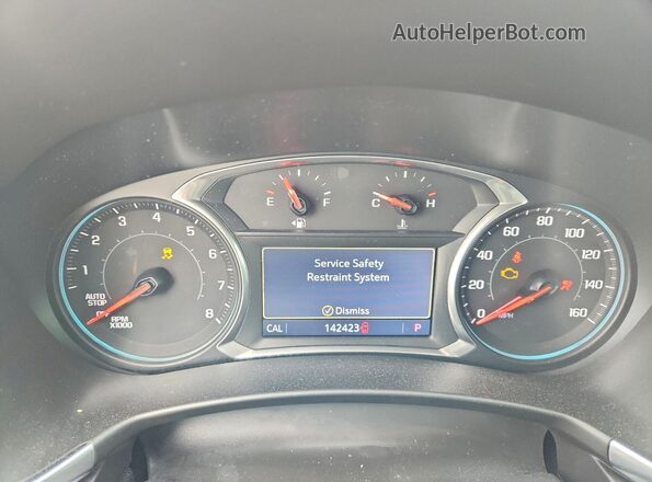 2GNAXPEX0L6141099 2020 CHEVROLET EQUINOX Черный Вид щитка приборов