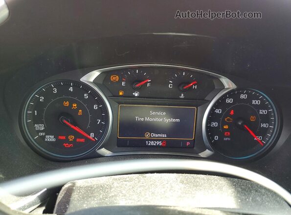 2GNAXPEX2K6232292 2019 CHEVROLET EQUINOX Red Вид щитка приладів
