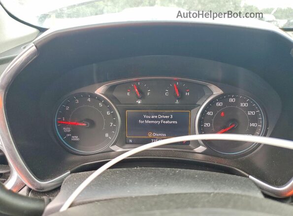 2GNAXPEX5K6165686 2019 CHEVROLET EQUINOX White Vista del cuadro de instrumentos
