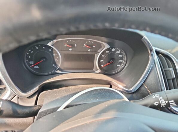 2GNAXPEX5K6171679 2019 CHEVROLET EQUINOX Red ხელსაწყოთა პანელის ხედი