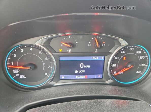 2GNAXPEX5L6236032 2020 CHEVROLET EQUINOX Black Սարքավորումների վահանակի տեսք