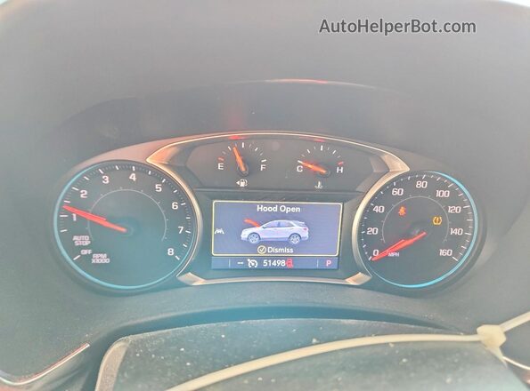 2GNAXPEX8L6233741 2020 CHEVROLET EQUINOX Blue Widok zestawu wskaźników