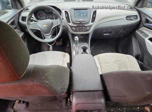 2GNAXREV3J6287374 2018 CHEVROLET EQUINOX Gray Vista del salpicadero