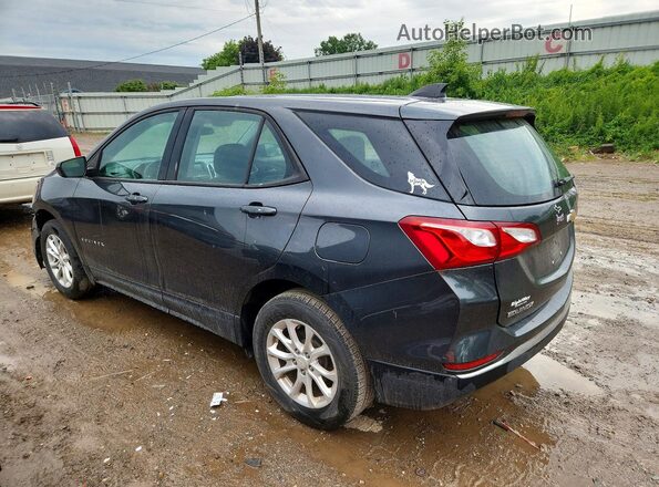 2GNAXREV3J6287374 2018 CHEVROLET EQUINOX Gray Trasero izquierdo
