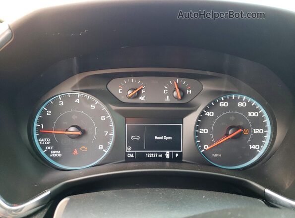 2GNAXREV5J6154275 2018 CHEVROLET EQUINOX Gray Вид щитка приладів