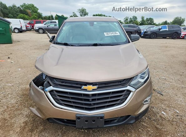2GNAXREV6J6180206 2018 CHEVROLET EQUINOX Tan Widok z przodu