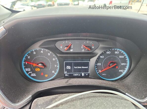 2GNAXREV6J6180206 2018 CHEVROLET EQUINOX Tan Widok zestawu wskaźników
