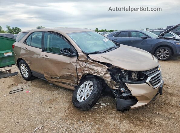 2GNAXREV6J6180206 2018 CHEVROLET EQUINOX Tan Przód prawy