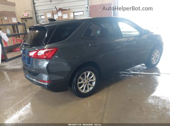 2GNAXREV7J6288799 2018 CHEVROLET EQUINOX Gray Trasero derecho