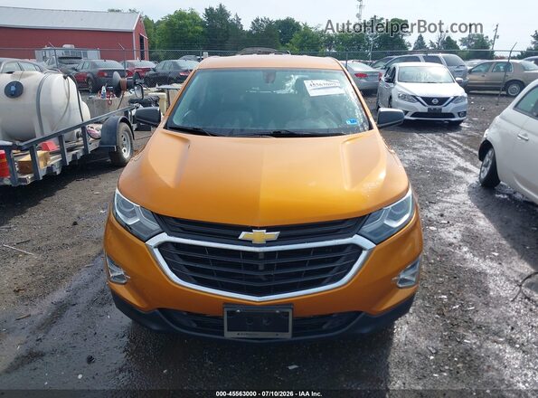 2GNAXREV8J6123893 2018 CHEVROLET EQUINOX Orange Սարքավորումների վահանակի տեսք