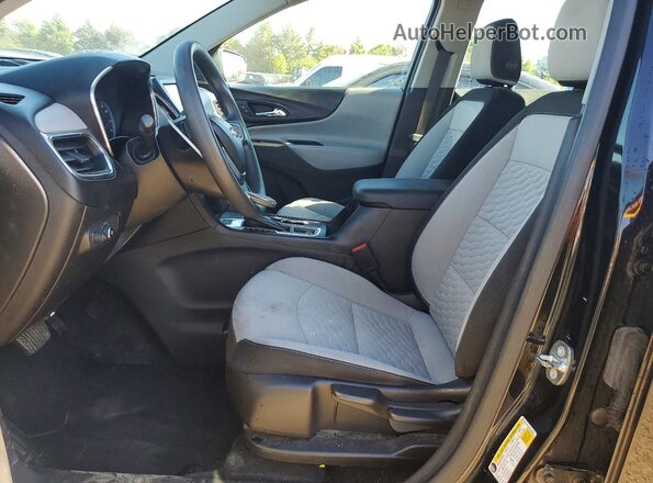 2GNAXREV8J6199839 2018 CHEVROLET EQUINOX Black Вид салону спереду