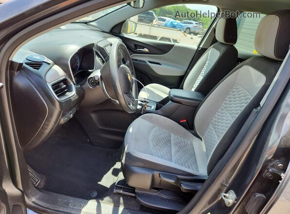 2GNAXREVXJ6301979 2018 CHEVROLET EQUINOX Charcoal Սալոնի դիմացի տեսք