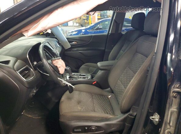 2GNAXSEV0J6272497 2018 CHEVROLET EQUINOX Black Widok wnętrza z przodu
