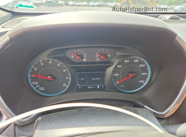 2GNAXSEV0J6326929 2018 CHEVROLET EQUINOX Silver Instrument cluster view