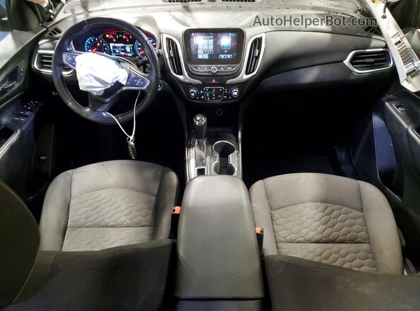 2GNAXSEV1J6226225 2018 CHEVROLET EQUINOX Черный Вид панели приборов