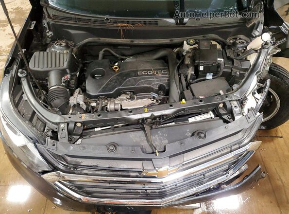 2GNAXSEV1J6226225 2018 CHEVROLET EQUINOX Черный Вид подкапотного пространства