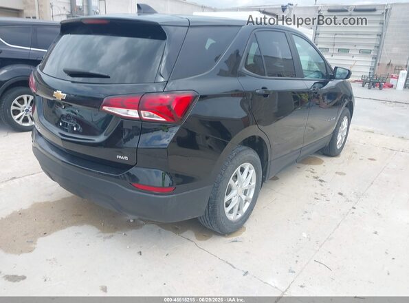 2GNAXSEV1N6100677 2022 CHEVROLET EQUINOX Black Tył prawy