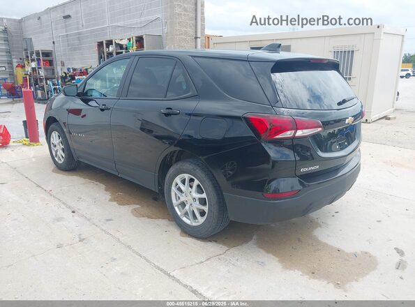 2GNAXSEV1N6100677 2022 CHEVROLET EQUINOX Black Tył lewy