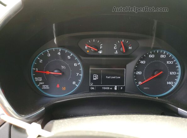 2GNAXSEV2J6236889 2018 CHEVROLET EQUINOX Gold Вид щитка приладів