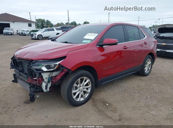 2GNAXSEV2J6251313 2018 CHEVROLET EQUINOX Красный Передняя левая четверть