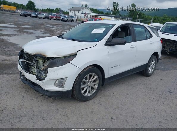 2GNAXSEV2L6147911 2020 CHEVROLET EQUINOX White წინა მარცხენა ხედი სამი მეოთხედიდან