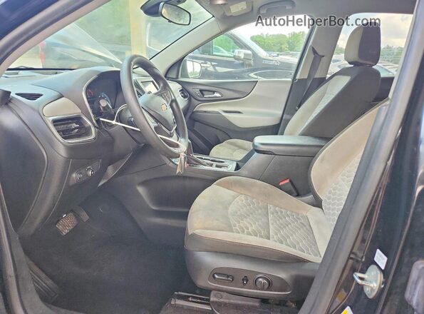 2GNAXSEV3L6279530 2020 CHEVROLET EQUINOX Черный Вид салона спереди