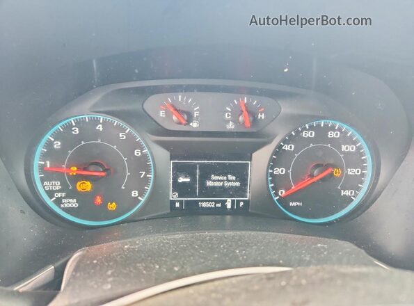 2GNAXSEV3L6279530 2020 CHEVROLET EQUINOX Черный Вид щитка приборов