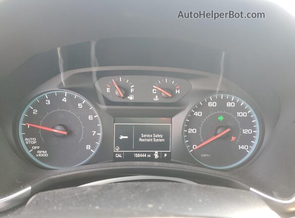 2GNAXSEV4J6193480 2018 CHEVROLET EQUINOX Угольный Вид щитка приборов