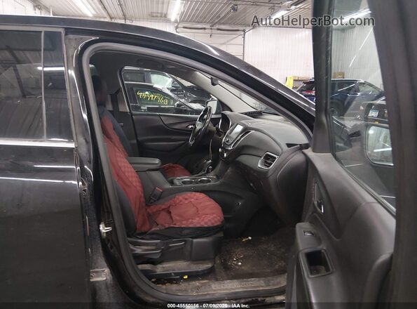 2GNAXSEV4J6234318 2018 CHEVROLET EQUINOX Black Front interior view