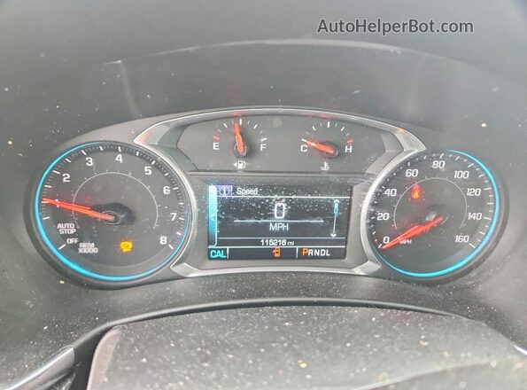 2GNAXSEV4J6258344 2018 CHEVROLET EQUINOX Charcoal Vista del cuadro de instrumentos