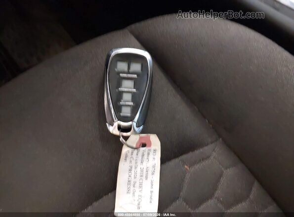 2GNAXSEV5J6337697 2018 CHEVROLET EQUINOX Black Вид панелі приладів