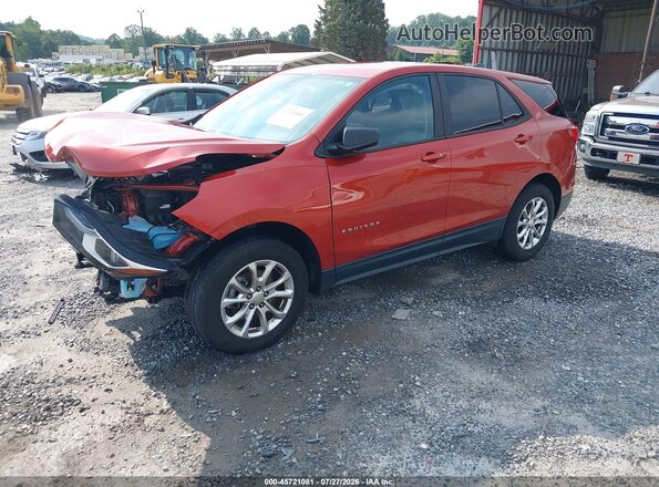 2GNAXSEV6L6258090 2020 CHEVROLET EQUINOX Оранжевый Передняя левая четверть