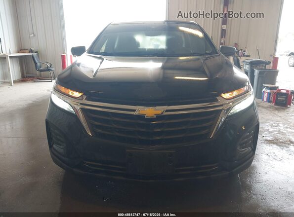 2GNAXSEV6N6100707 2022 CHEVROLET EQUINOX Black Вид спереду