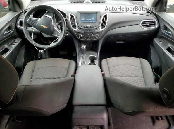 2GNAXSEV7J6300490 2018 CHEVROLET EQUINOX Красный Вид панели приборов