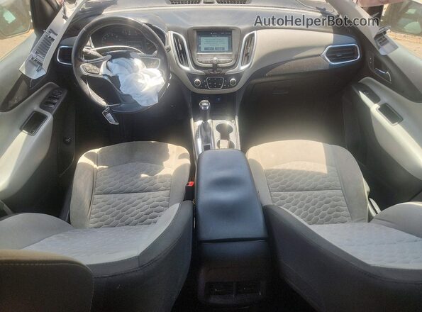 2GNAXSEV7J6302787 2018 CHEVROLET EQUINOX Серый Вид панели приборов
