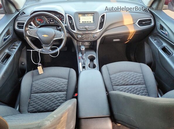 2GNAXSEV7J6314258 2018 CHEVROLET EQUINOX Red Առջևի վահանակի տեսք