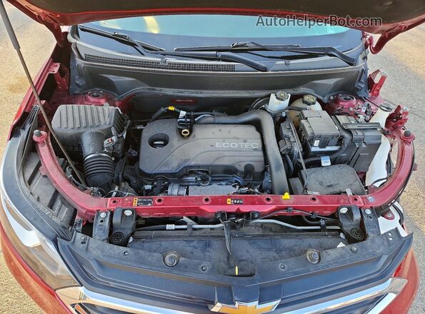 2GNAXSEV7J6314258 2018 CHEVROLET EQUINOX Red Շարժիչի բաժամունքի տեսք