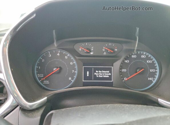 2GNAXSEV8J6244964 2018 CHEVROLET EQUINOX Green Instrument cluster view