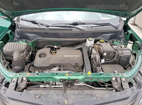 2GNAXSEV8J6244964 2018 CHEVROLET EQUINOX Green Engine compartment view